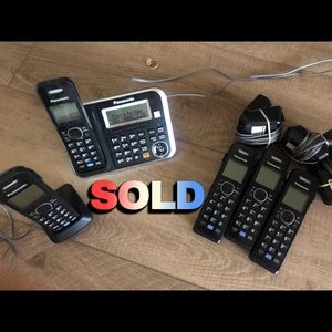 Panasonic Digital Phone 5pk w/ Answering Machine